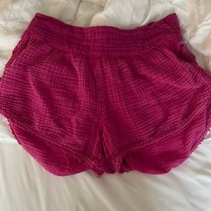Anthropologie Linen Shorts